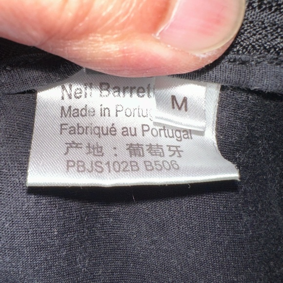 NEIL BARRETT Contrasting Thunderbolts Slim Fit Side Zips Sweater Medium READ - Picture 12 of 14